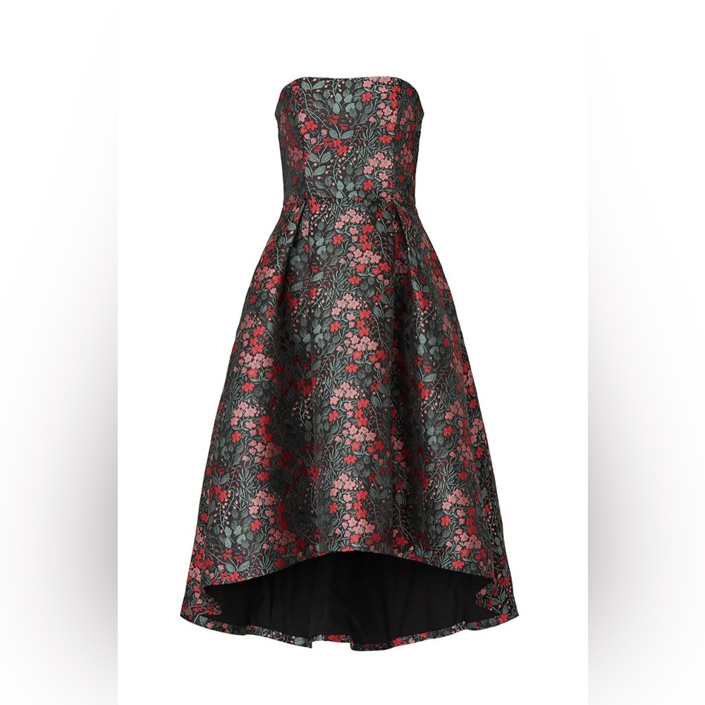 Hutch Floral Strapless Dress